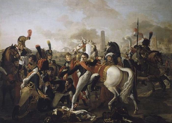 Pierre Gautherot Napoleon Ier, blesse au pied devant Ratisbonne, est soigne par le chirurgien Yvan, 23 avril 1809 oil painting picture